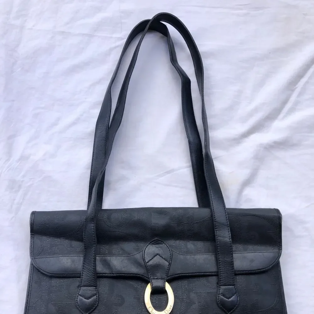 Christian Dior Trotter Monogrammed PVC Leather Shoulder Bag “RARE FIND” - Picture 10 of 16